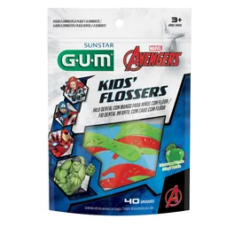 Kids Flossers Gum Avengers X 40