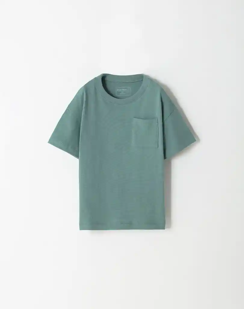 Camiseta Cuello Redondo Manga Corta en Algodón Bebito David Baby Fresh Talla 5t