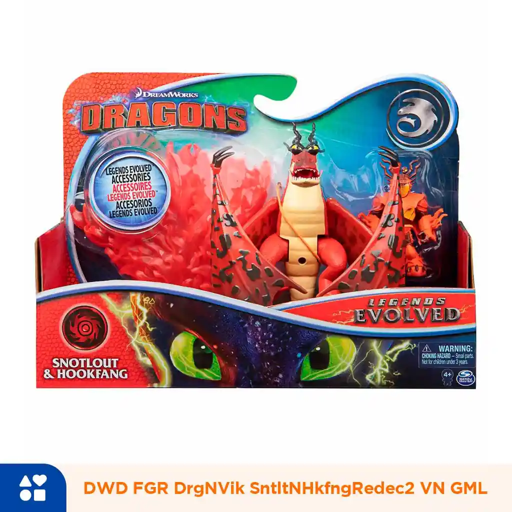 Boing Toys Httyd 3 Dragn Y Vikingo Surt. 1 U