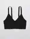 Bralette Aerie Negro Talla Medium American Eagle 26933221