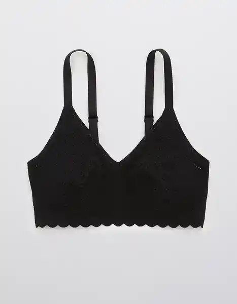 Bralette Aerie Negro Talla Medium American Eagle 26933221