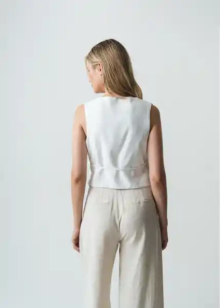 Camisa Alana Mujer Crudo Puro Claro T S 012G358 Naf Naf