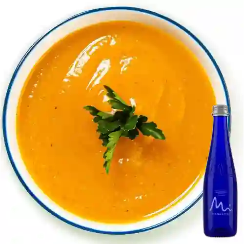 Combo Crema de Ahuyama + Manantial Sin Gas 400 ml