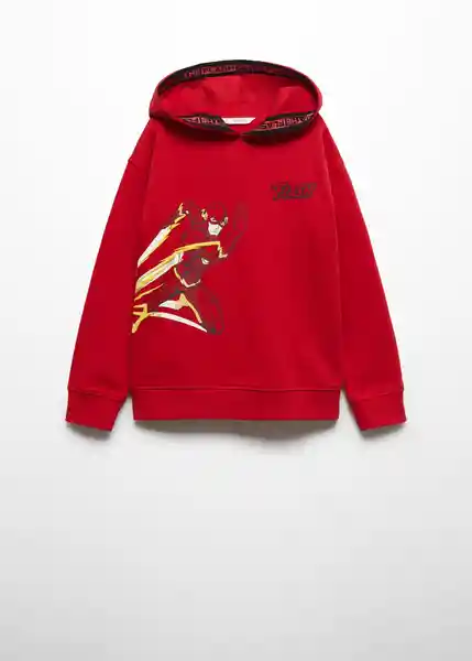 Sudadera Dcflash Rojo Talla 08 Niños Mango