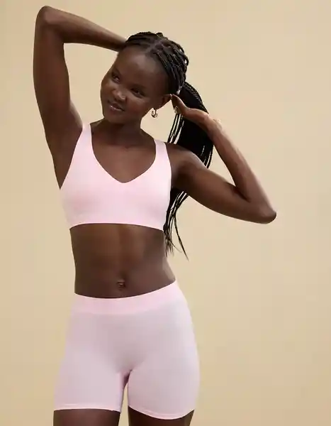 Bralette Aerie Rosa Talla LARGE 3785643 American Eagle