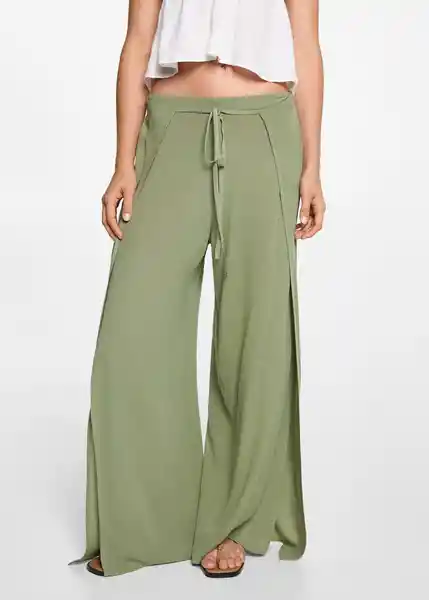 Pantalón Open Khaki Talla 19 Niñas Mango