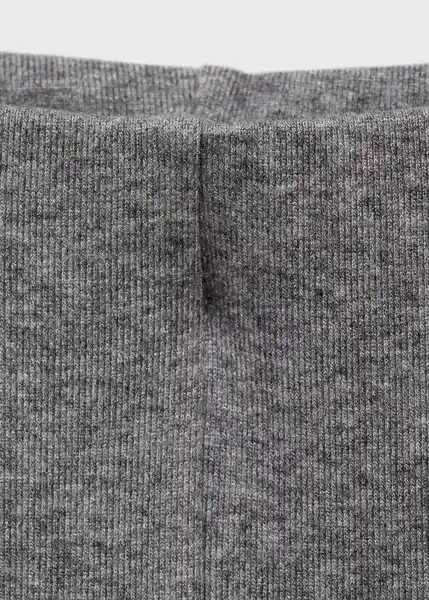 Pantalón Capito Gris Talla L Mujer Mango