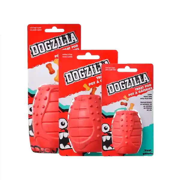 Dogzilla Juguete Barril Treat Pod