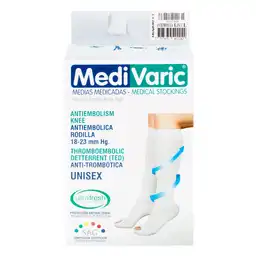 Medivaric Medias Anti-Embólicas Color Blancas