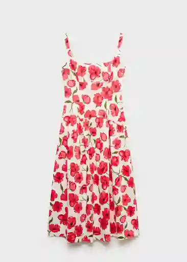 Vestido Pola Offwhite Talla XS Mujer Mango
