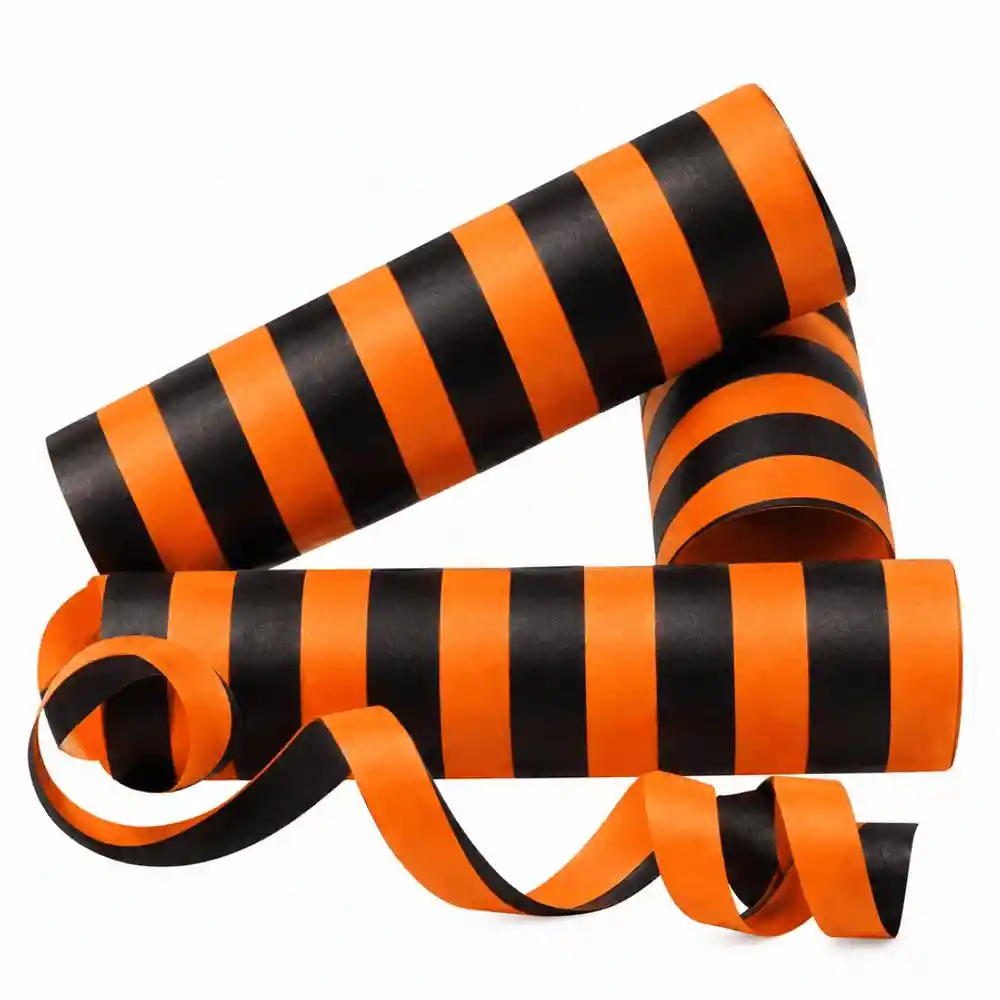 Magitex Serpetina Satinada Negro y Naranja