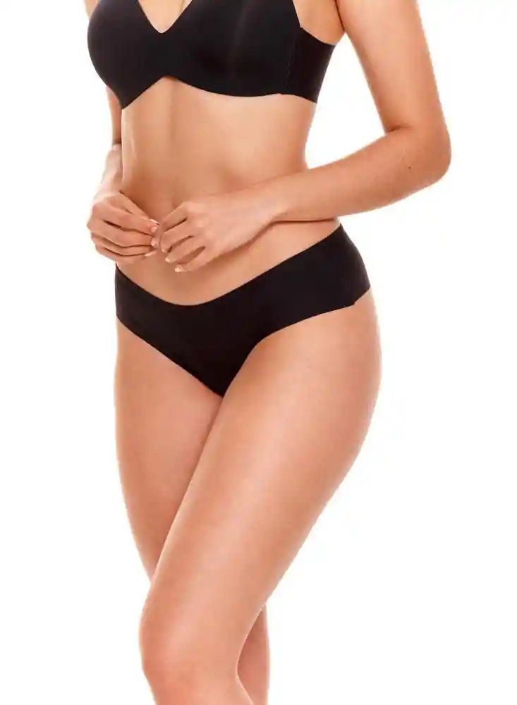 Cachetero Semidescaderado Invisible L - Negro