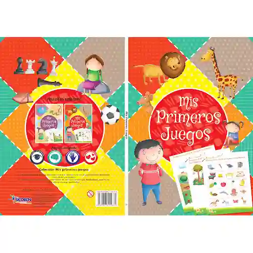Libro Sicoben de Actividades Mis Primeros Juegos Niños