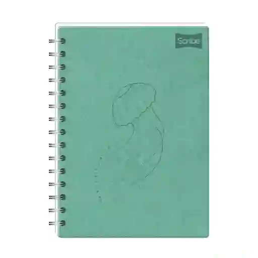 Scribe Cuaderno Argollado 105 Cuero