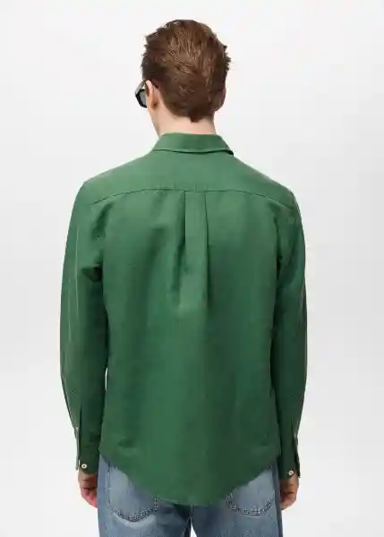 Camisa Avispa Billar Talla L Hombre Mango