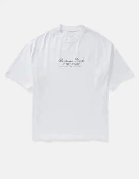 Camiseta Hombre Blanco Talla Medium 4680101 American Eagle