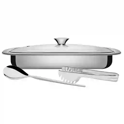 Tramontina Set Para Servir Tramontina Bandeja Cuchara y Pinza
