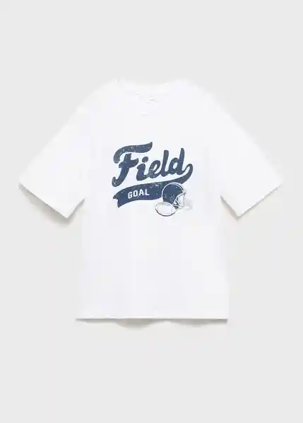 Camiseta Park1 Blanco Talla 10 Niños Mango