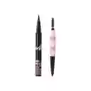 Lápiz de Cejas 3 en 1 Serie Minimalist Black 01 Miniso