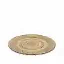 Plato Base Aros Dorado 23600 Ambiente Gourmet
