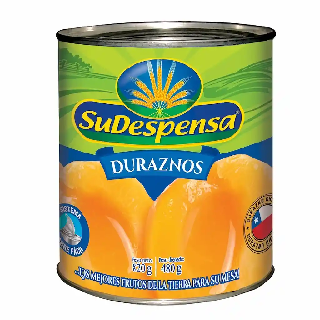 Sudespensa Duraznos en Almíbar