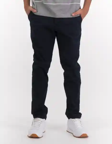 American Eagle Pantalón Slim Flex Deportivo Naval Talla 33 x 32