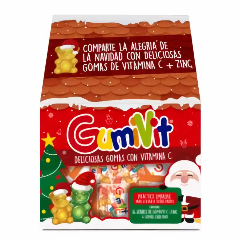 Gumivit Gumivit Gomas Vitamina C + Zinc Navidad X 16Und 