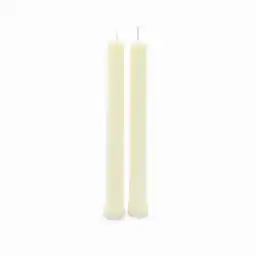 Set Velas Acanalada Ivory 27 cm Ambiente Gourmet
