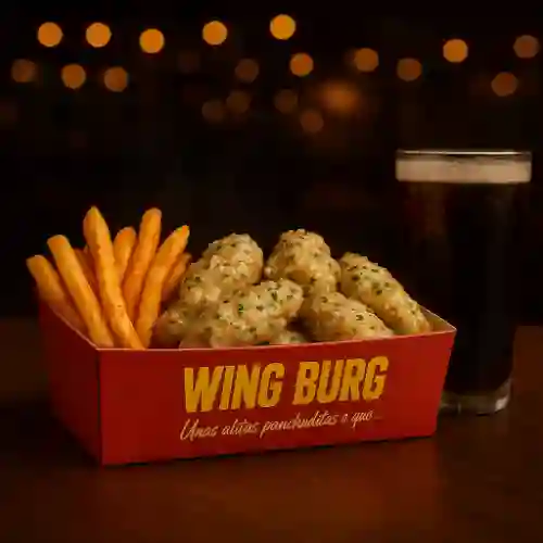 Alitas Al Ajo Parmesano Picante