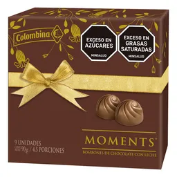 Colombina Bombones de Chocolate con Leche Moments