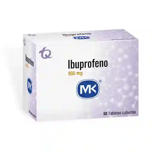 Mk Ibuprofeno Tabletas Cubiertas (800 mg) 