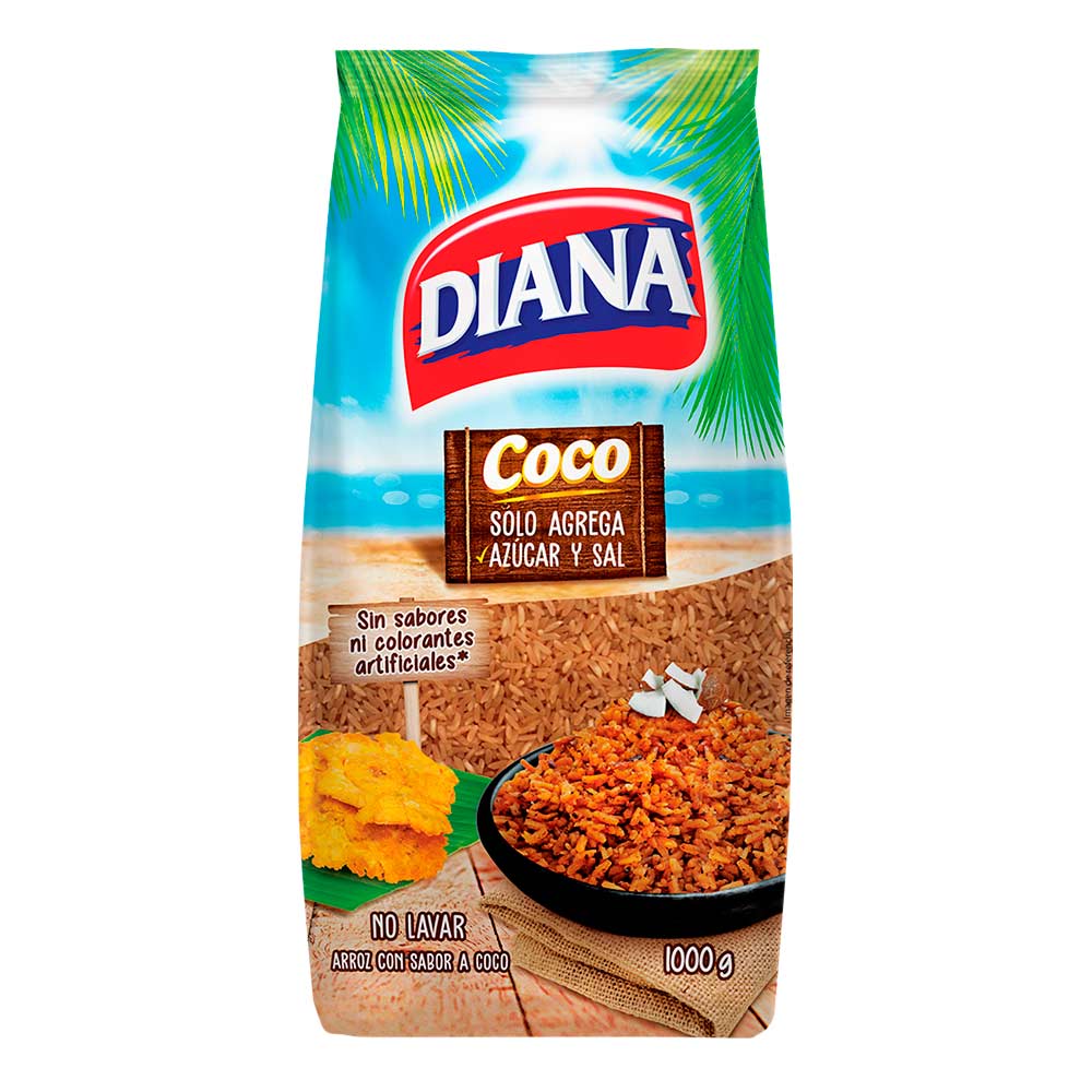 Diana Arroz con Sabor a Coco 1000 g