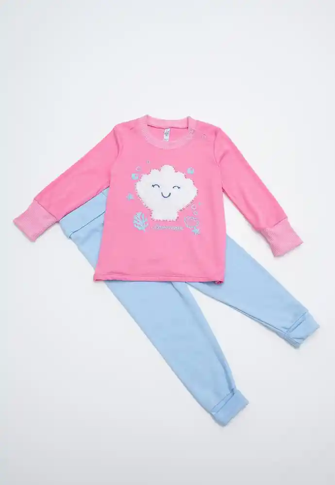 Pijama Dos Piezas Niña 3/6 Meses-rosado