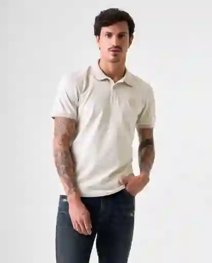 Camiseta Polo Hombre Crudo Talla L 802G001_CRU134403 Americanino