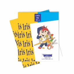Icopel Block Papel Iris Tamaño Carta 