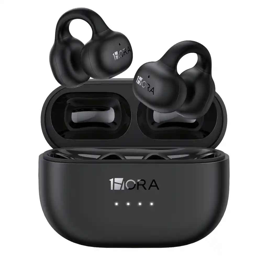 Audífonos Inalámbricos 1hora Aut210 Clip-ear Negros Tws