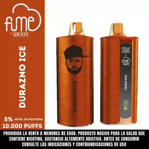 Fume Vapeador Nicky Jam Peach XXX 10000 Puffs 5%