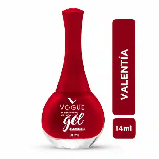 Vogue Esmalte con Efecto Gel Tono Valentía
