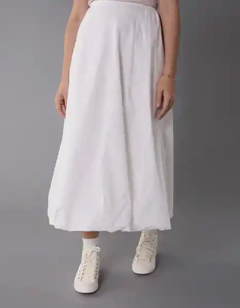 Falda Mujer Blanco Talla: MEDIUM 5116100 American Eagle