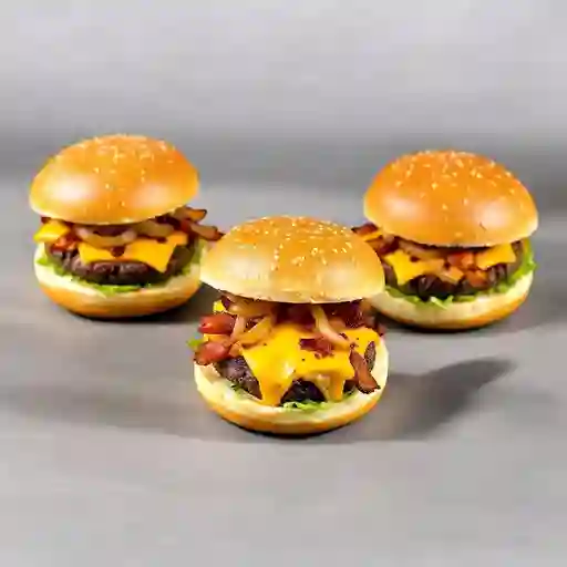 Mini burgers angus x 3 und