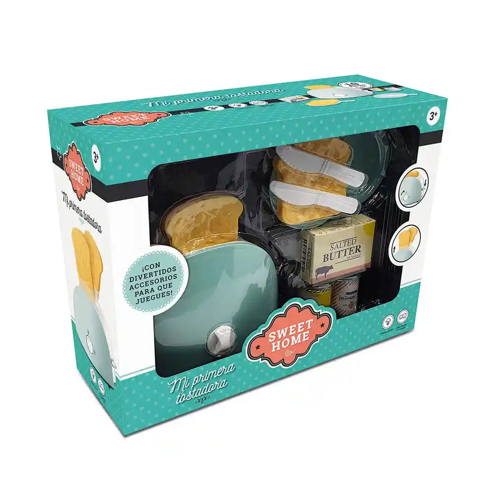 Sweet Home Juguete mi Primera Tostadora