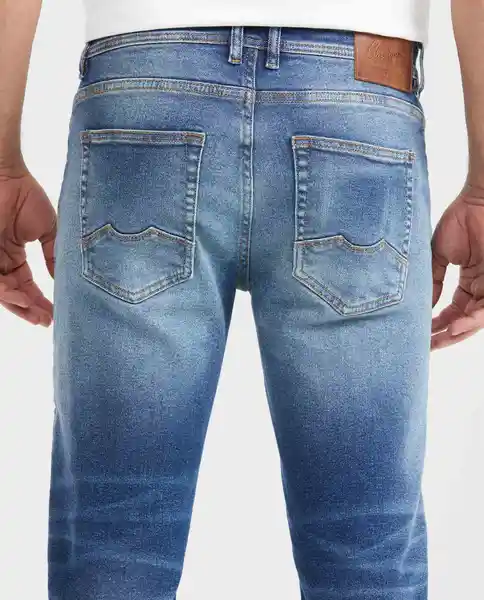 Jean 0Super Slim Rider Azul Francés Medio 34/32 Chevignon