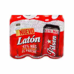 Pilsen Cerveza en Lata