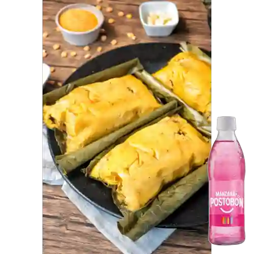 T grande pierna costilla +postobón 250ml