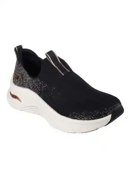 Skechers Tenis Arch Fit DLux Mujer Color Negro Talla 6