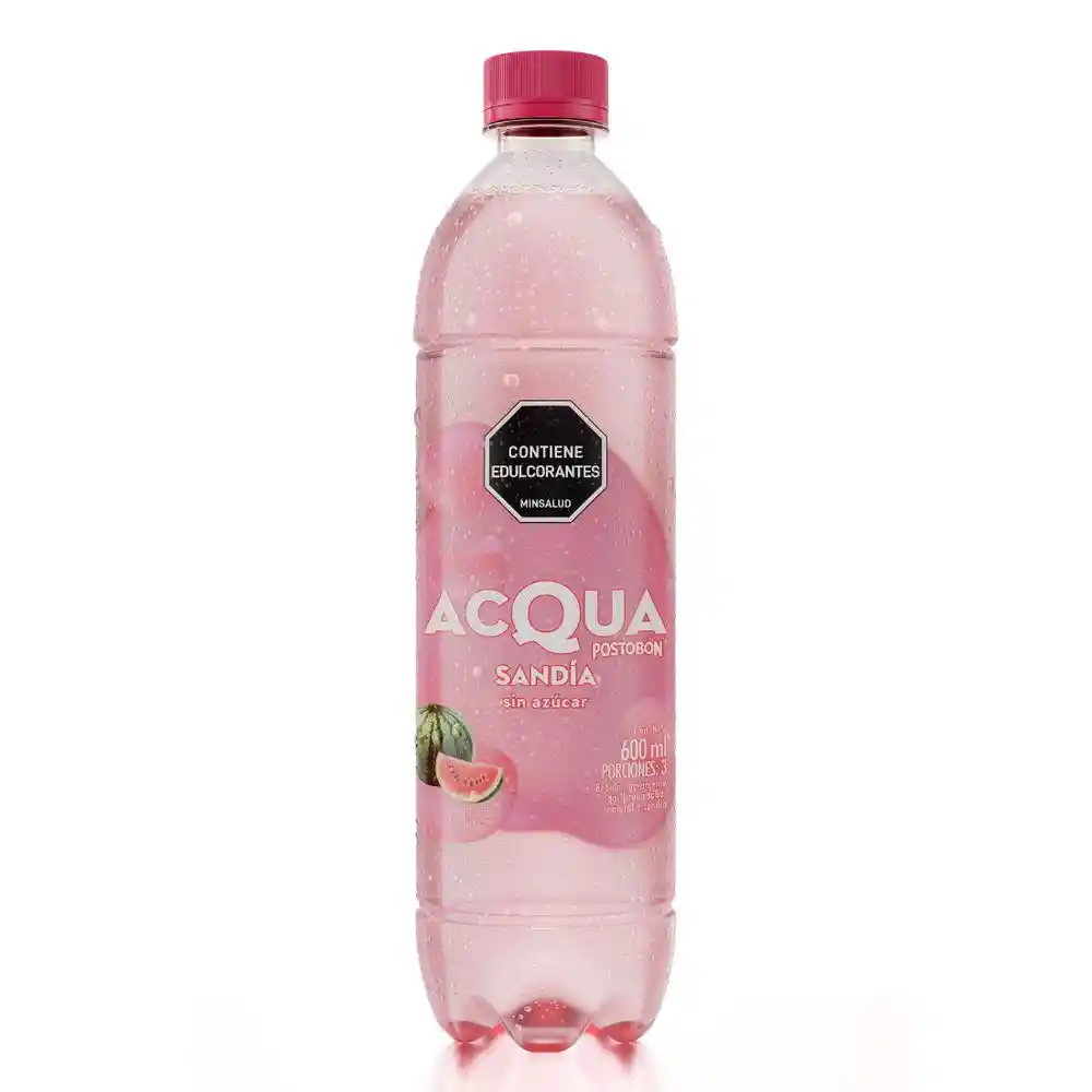 Bebida Saborizada Postobon Acqua Sandía (600 Ml)