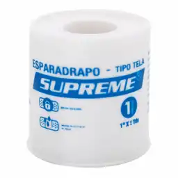 Supreme Esparadrapo Tela Blanco 1 x 1 Yarda