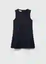 Vestido Megan Navy Talla 10 Niñas Mango