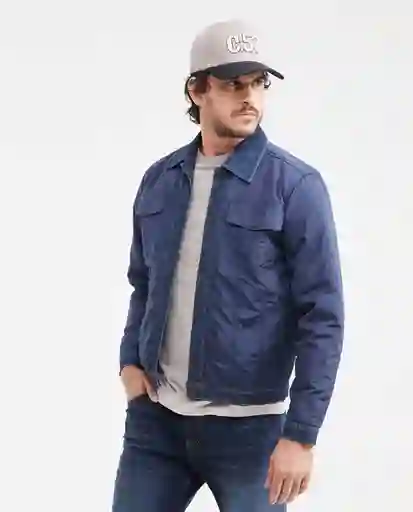Chaqueta Trucker Denim Azul Dark Ultra Oscuro Talla M Chevignon