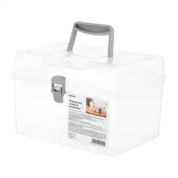 Miniso Caja de Almacenamiento Con Tapa Grande Transparente